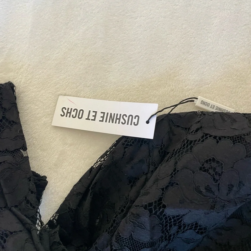 Cushnie Et Ochs Whimsical Silk Lace Sierra Dress - Picture 13 of 14